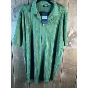 Iconswim Alar Shirt Olive 2XL Button Up